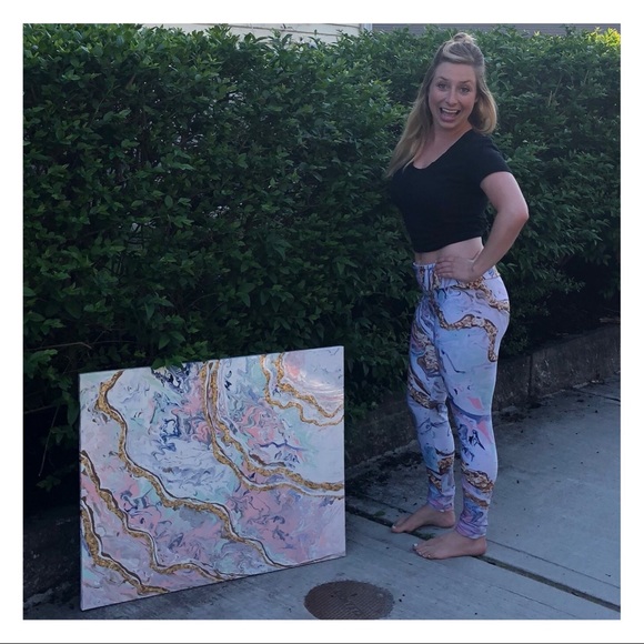 Original art made into leggings! - Picture 3 of 8